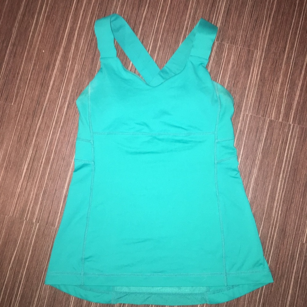 Teal lulu tank